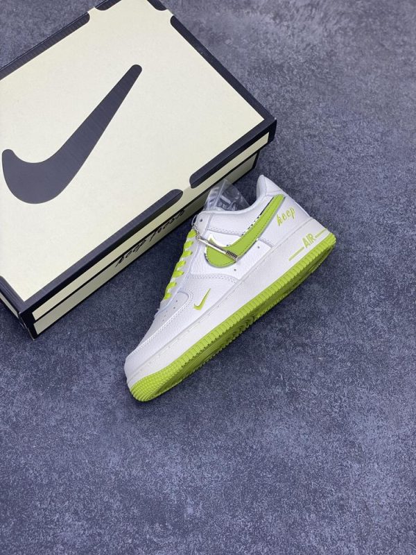 New Fashion Shoes AF 1 Low White Apple Green UN1635-888 AJ3121