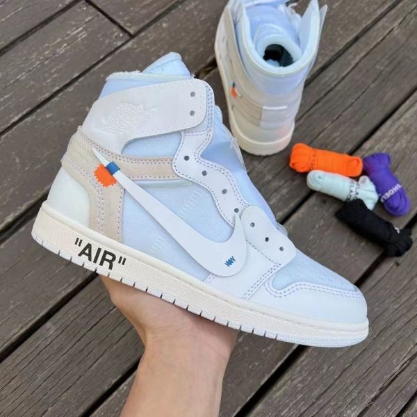 New Fashion Shoes AJ 1 Retro High Off-White AQ0818-100 AJ3237