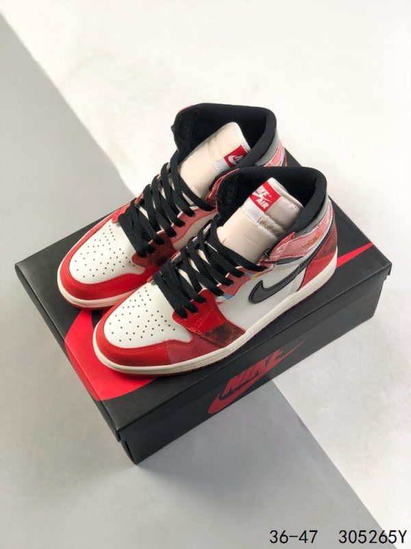 New Fashion Shoes AJ 1 High OG Spider-Man Across The Spider AJ3053