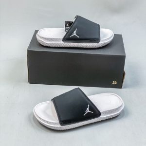 New Fashion Shoes AJ Play Slide Black Cement Photon Dust DC9835-003 AJ3007