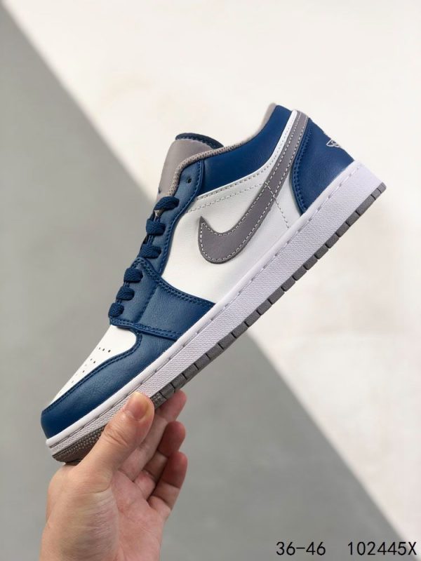 New Fashion Shoes AJ 1 Low True Blue Grey White 553558-412 AJ3031