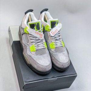 New Arrival AJ4 Retro SE Mid Neon 95 CT5342 007 4