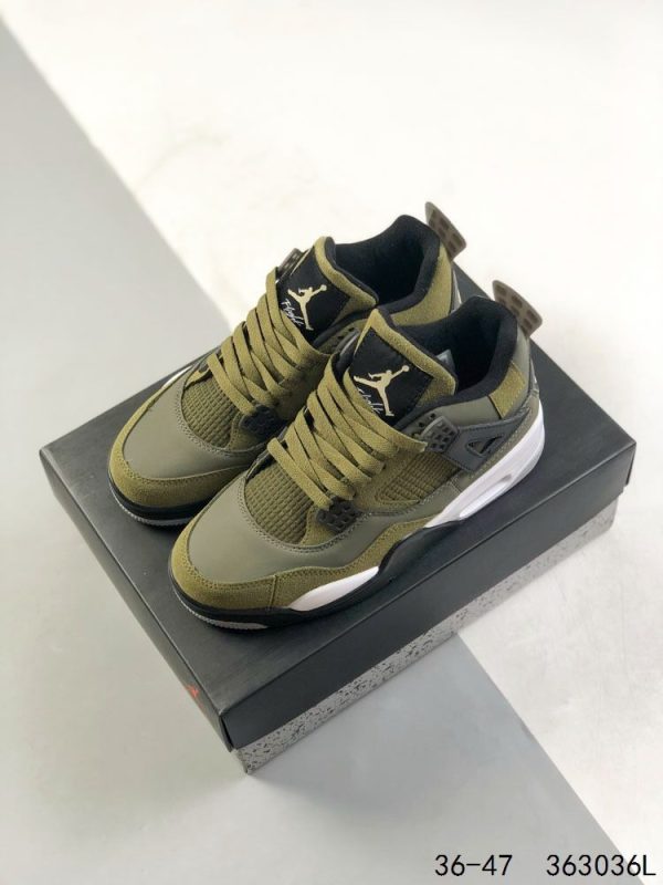 New Fashion Shoes AJ 4 Retro SE Craft Medium Olive FB9927-200 AJ3051