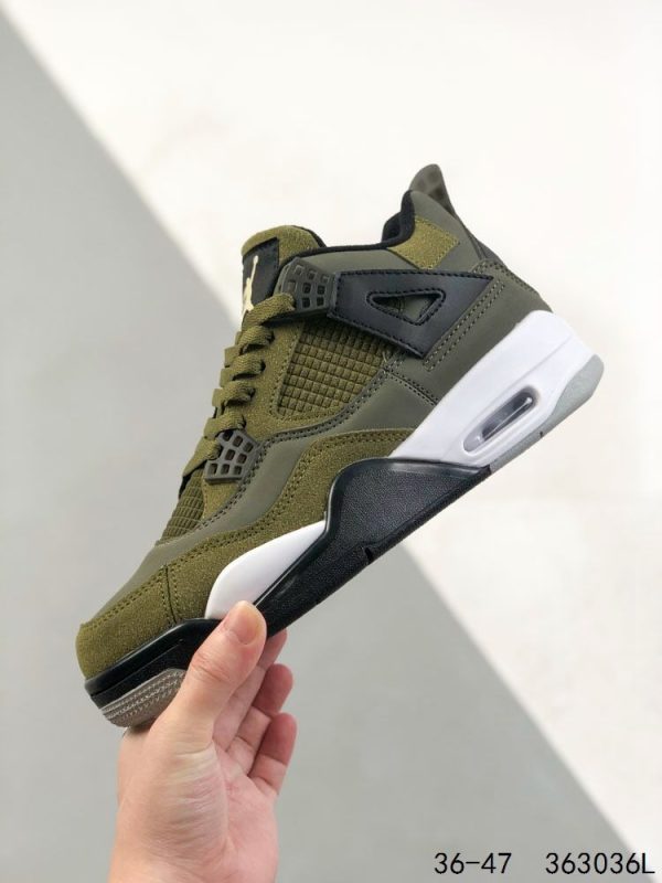 New Fashion Shoes AJ 4 Retro SE Craft Medium Olive FB9927-200 AJ3051