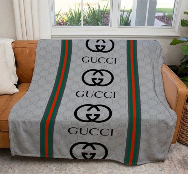 Gray Gucci Blanket 021