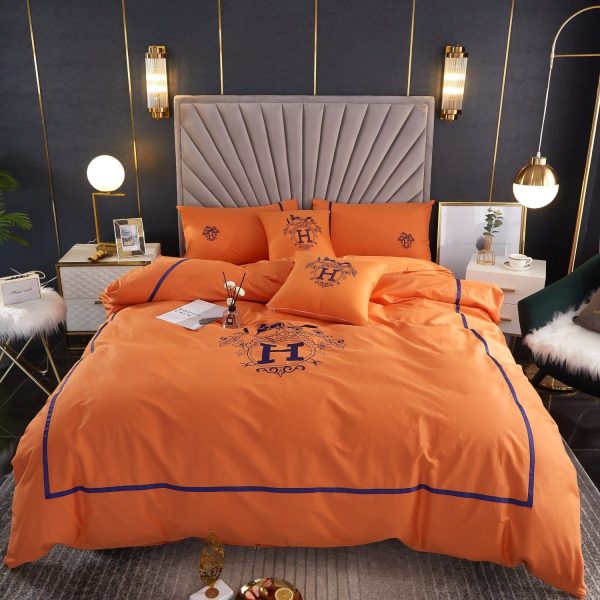 Hermes Paris Luxury Brand Type Bedding Sets 003