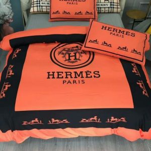 Hermes Paris Luxury Brand Type Bedding Sets 009