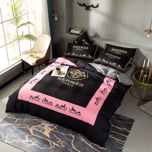 Hermes Paris Luxury Brand Type Bedding Sets 024