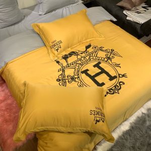 Hermes Paris Luxury Brand Type Bedding Sets 025