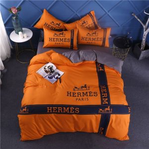 Hermes Paris Luxury Brand Type Bedding Sets 043