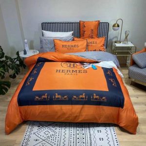 Hermes Paris Luxury Brand Type Bedding Sets 047