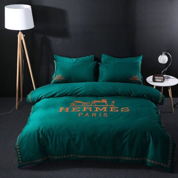 Hermes Paris Luxury Brand Type Bedding Sets 074