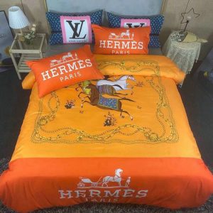 Hermes Paris Luxury Brand Type Bedding Sets 079