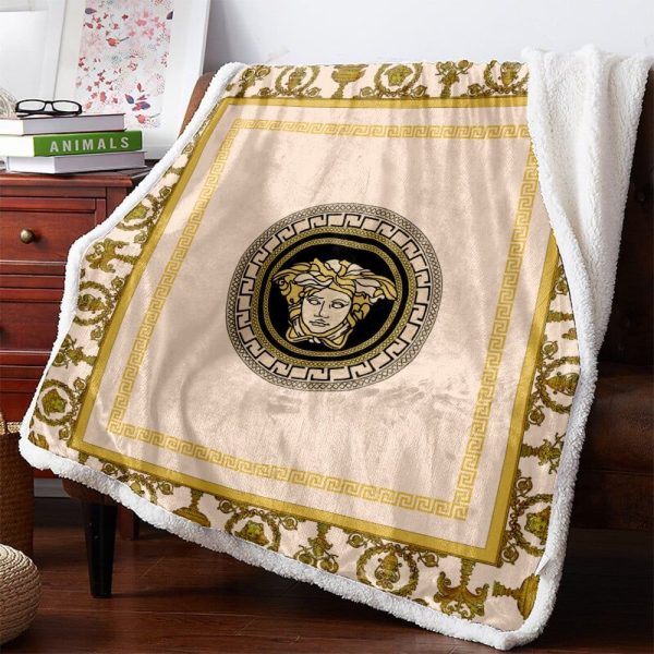 Light Yellow Versace Blanket 028