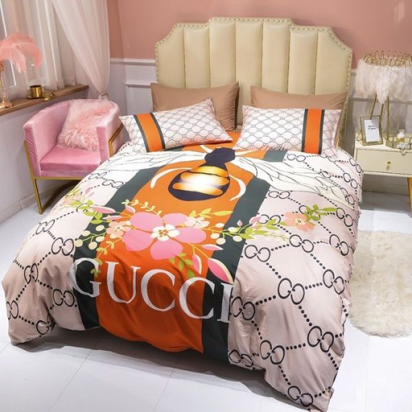 Luxury GG Bedding Sets Duvet Cover Luxury Brand Bedroom Sets 065