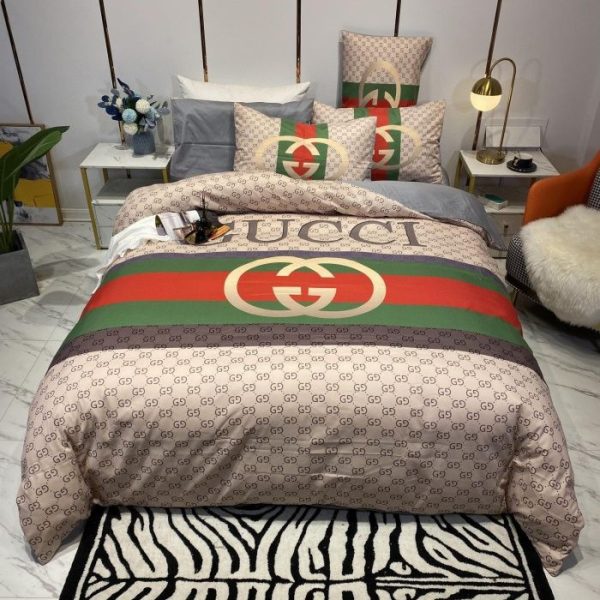 Luxury GG Bedding Sets Duvet Cover Luxury Brand Bedroom Sets 070