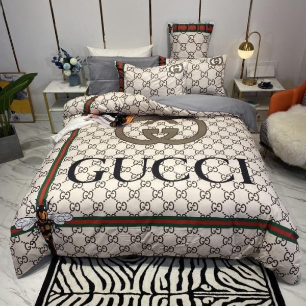 Luxury GG Bedding Sets Duvet Cover Luxury Brand Bedroom Sets 071