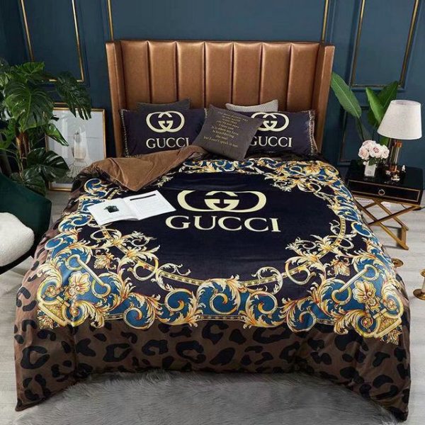 Luxury GG Bedding Sets Duvet Cover Luxury Brand Bedroom Sets 081