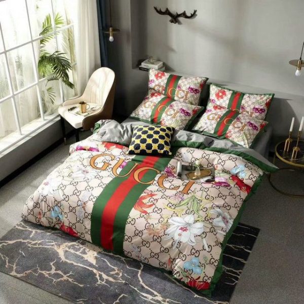 Luxury GG Bedding Sets Duvet Cover Luxury Brand Bedroom Sets 094