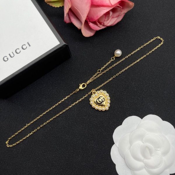 New Arrival Gucci Gold Necklace Women 044